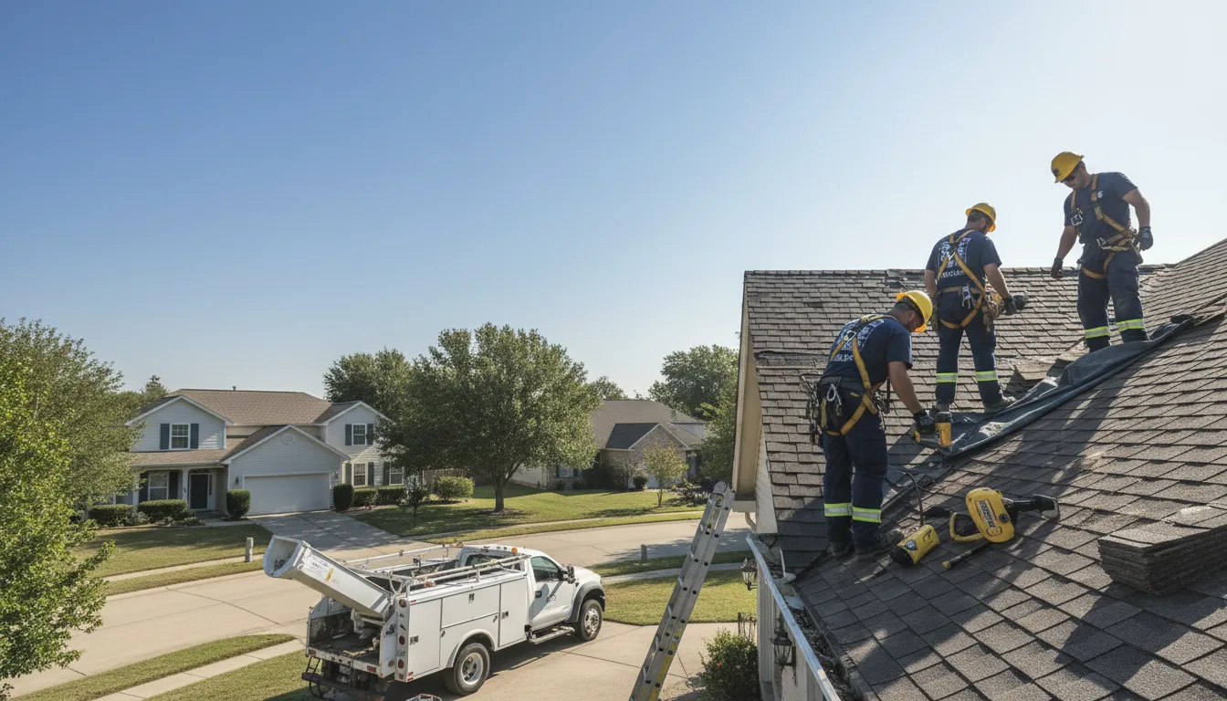Wind Damage Roof Repair in New Wilmington, PA